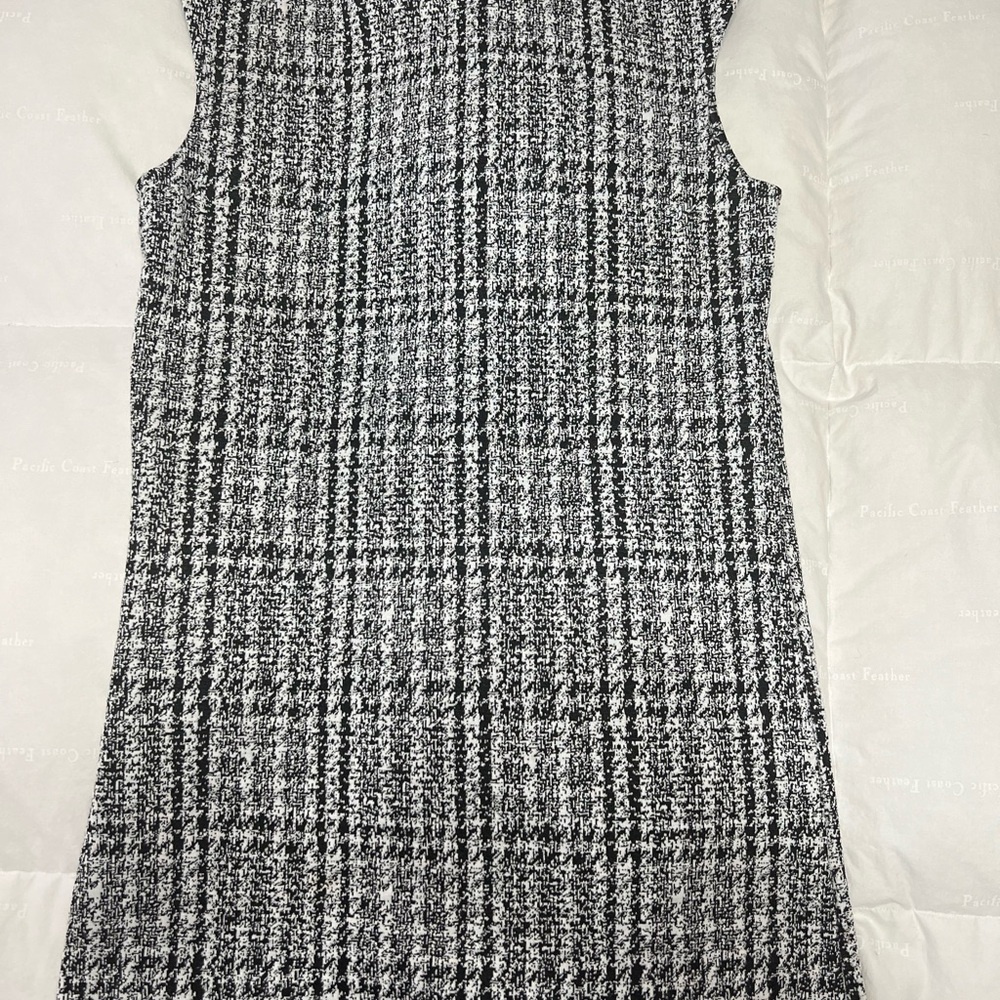 Chanel Black and White Tweed Dress